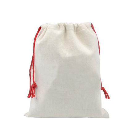 Julesekk i lin tekstur 50x68cm – 5stk