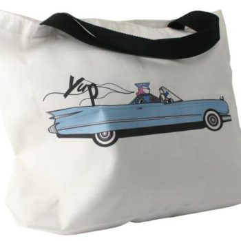 Handlenett med sorte stropper