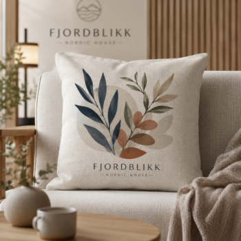 Putetrekk Lin-Poly 40x40cm - 10Stk Subli