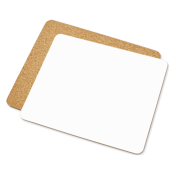 UniSub Kjeleunderlag m/kork 195x235mm 10pk Gloss