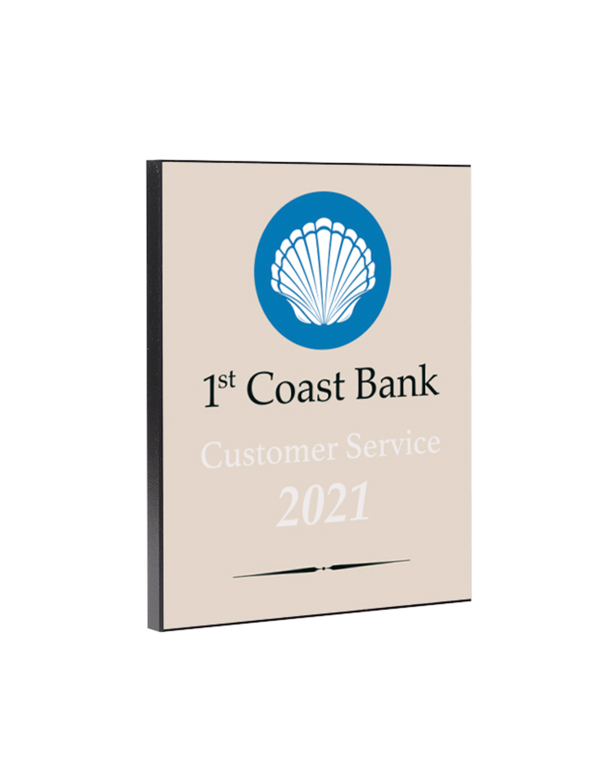 UniSub Plate MDF smal sort ramme 20x25cm -2stk - Bilde 2