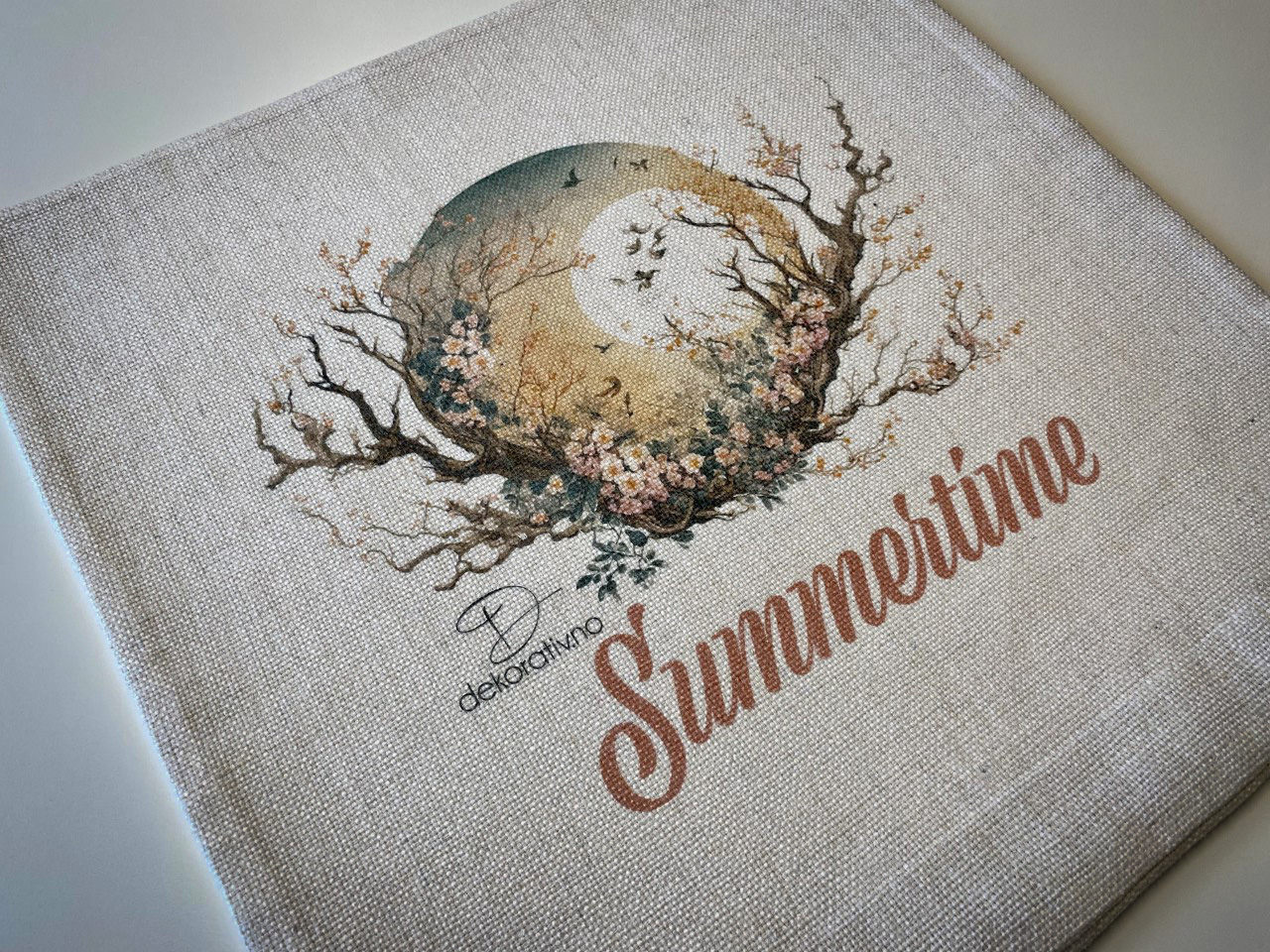 Eksempel på trykk utført med varmepresse