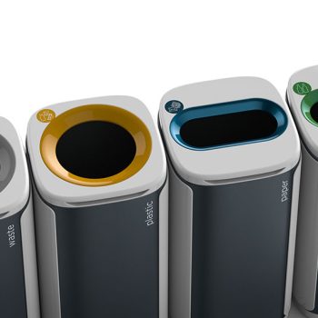 Wastee søpplebøtte sett ovenfra