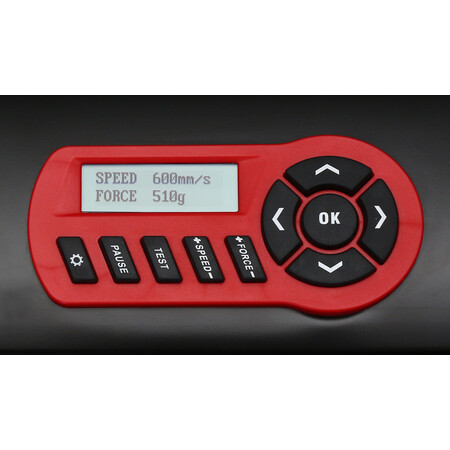 Kontrollpanel på foliekutter