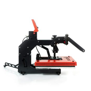 Varmepresse sett fra siden