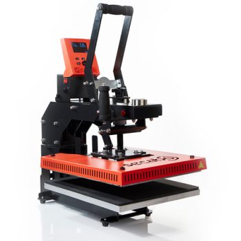 Varmepresse som er åpen