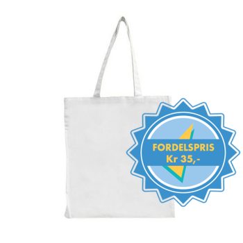 Handlenett Eco Hvitt 38x42 inkl. fordelspris