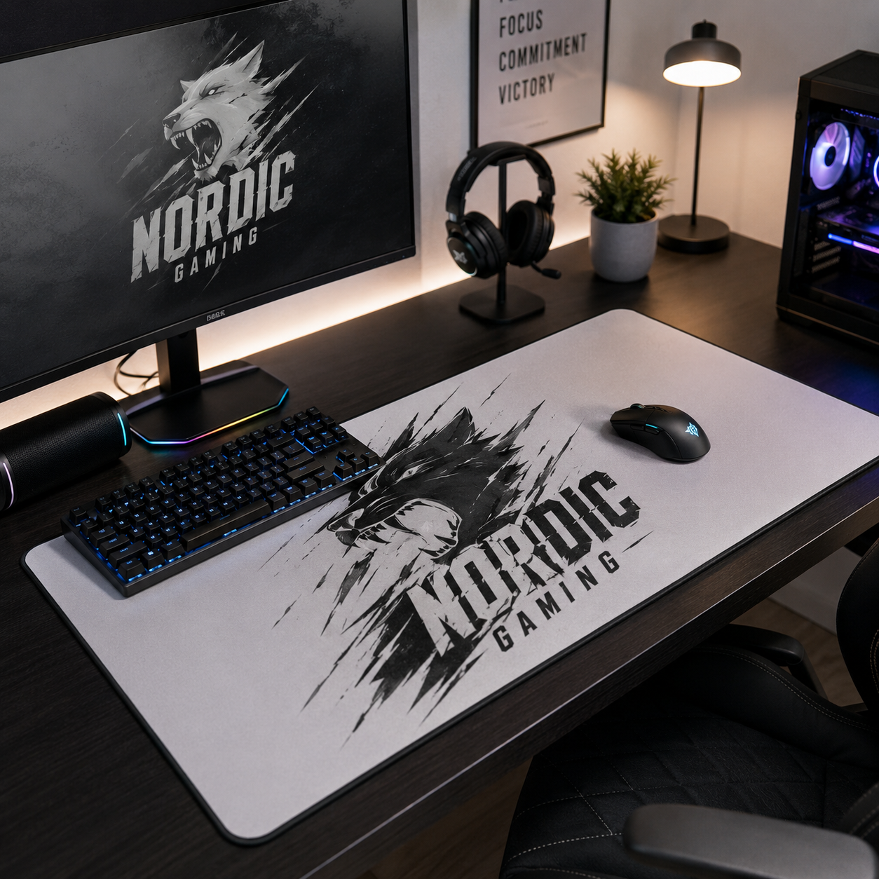 Gaming Musematte 40x90cm 10 stk