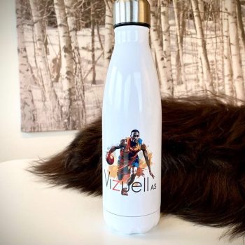 Alternative view of Flaske Metall Hvit ORCA 750ml 10 stk - enkel vegg